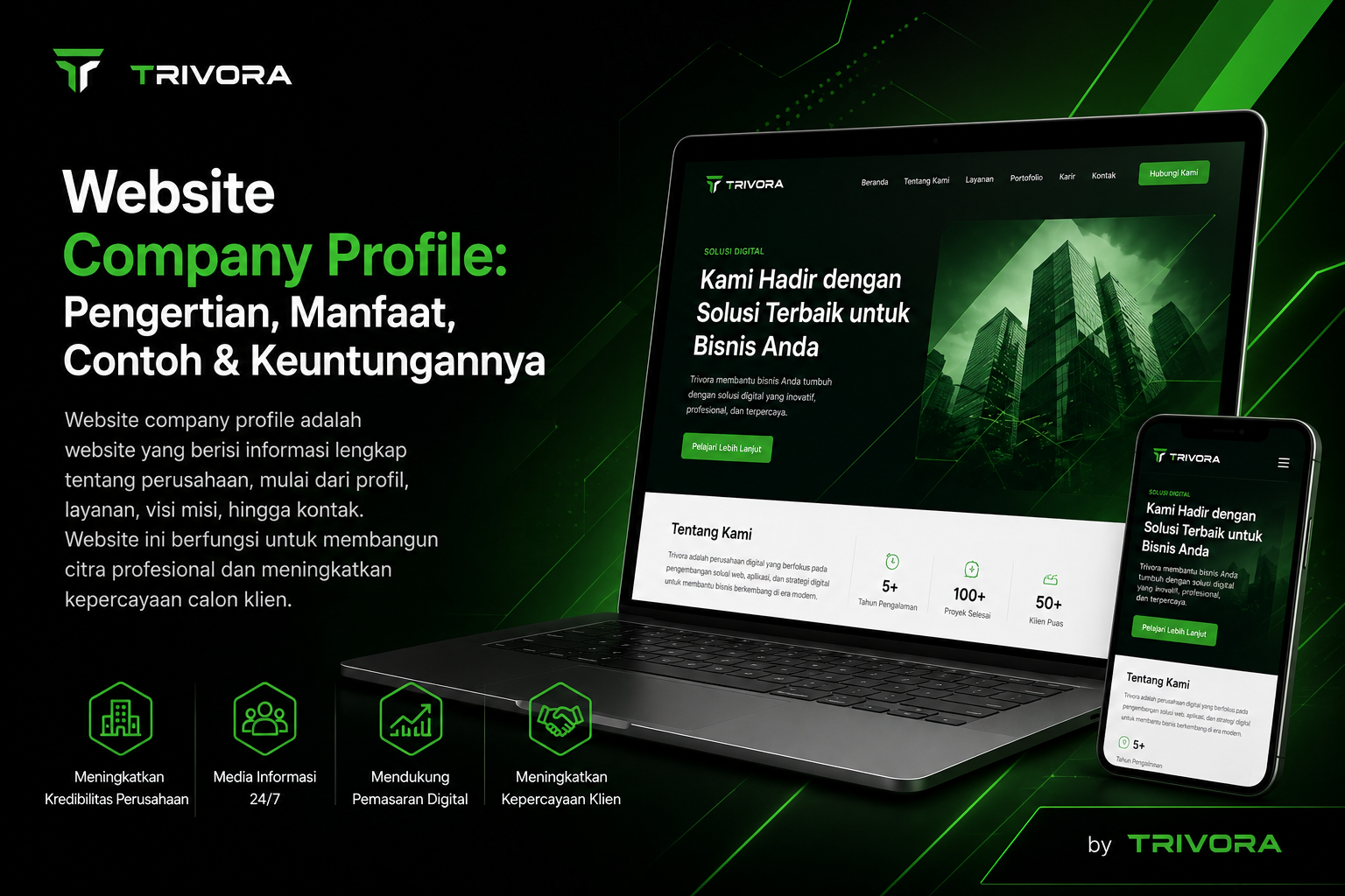 Website Company Profile: Pengertian, Manfaat, Contoh & Keuntungannya